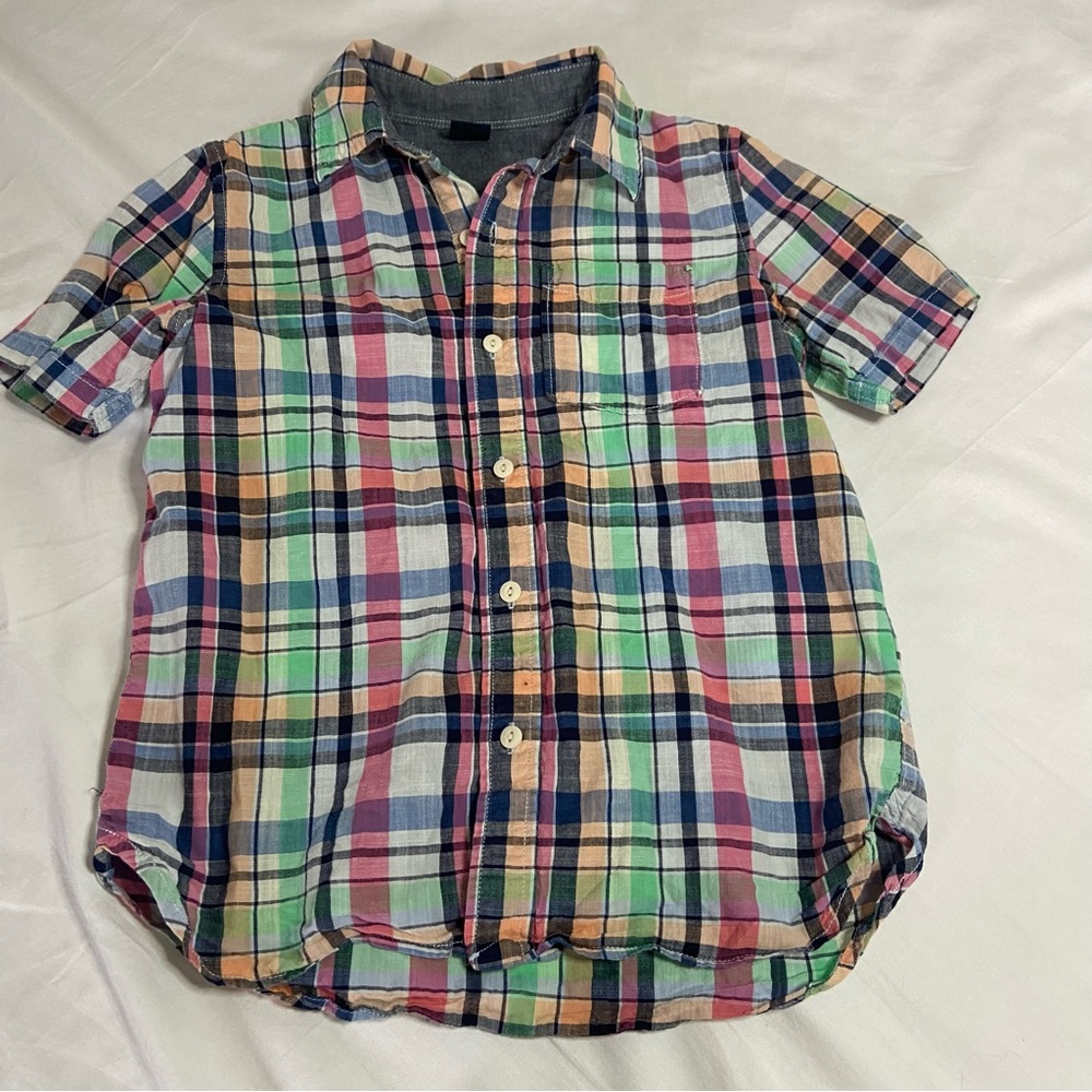 Gap Boys plaid shirt size 8